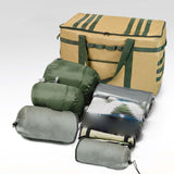Maxbell Outdoor Camping Storage Bag Heavy Duty Storage Tote Bag for Sports Equipment Khaki