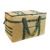 Maxbell Outdoor Camping Storage Bag Heavy Duty Storage Tote Bag for Sports Equipment Khaki