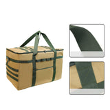 Maxbell Outdoor Camping Storage Bag Heavy Duty Storage Tote Bag for Sports Equipment Khaki
