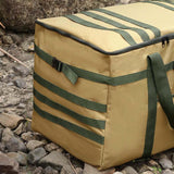 Maxbell Outdoor Camping Storage Bag Heavy Duty Storage Tote Bag for Sports Equipment Khaki