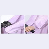 Maxbell Rain Poncho for Women with Hood Reusable Rain Coat for Fishing Hiking Riding