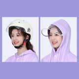 Maxbell Rain Poncho for Women with Hood Reusable Rain Coat for Fishing Hiking Riding