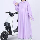Maxbell Rain Poncho for Women with Hood Reusable Rain Coat for Fishing Hiking Riding