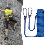 Maxbell Climbing Rope Mountaineering Rope Portable Rappelling Rope for Rock Climbing 1cmx25M