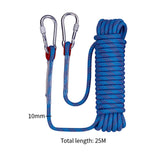 Maxbell Climbing Rope Mountaineering Rope Portable Rappelling Rope for Rock Climbing 1cmx25M