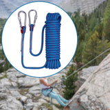 Maxbell Climbing Rope Mountaineering Rope Portable Rappelling Rope for Rock Climbing 1cmx25M