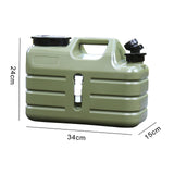 Maxbell Water Container with Spigot No Leakage Water Jug for Camping BBQ Backpacking 11L Green