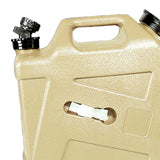 Maxbell Water Container with Spigot No Leakage Water Jug for Camping BBQ Backpacking 12L Khaki