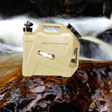 Maxbell Water Container with Spigot No Leakage Water Jug for Camping BBQ Backpacking 12L Khaki