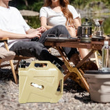 Maxbell Water Container with Spigot No Leakage Water Jug for Camping BBQ Backpacking 12L Khaki