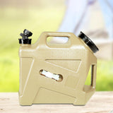 Maxbell Water Container with Spigot No Leakage Water Jug for Camping BBQ Backpacking 12L Khaki