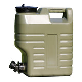 Maxbell Water Container with Spigot No Leakage Water Jug for Camping BBQ Backpacking 12L Green 1 Handle