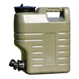 Maxbell Water Container with Spigot No Leakage Water Jug for Camping BBQ Backpacking 12L Green 1 Handle