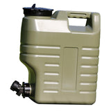 Maxbell Water Container with Spigot No Leakage Water Jug for Camping BBQ Backpacking 12L Green 1 Handle
