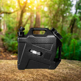 Maxbell Water Container with Spigot No Leakage Water Jug for Camping BBQ Backpacking 12L Black