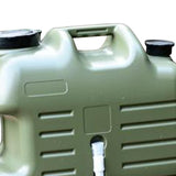 Maxbell Water Container with Spigot No Leakage Water Jug for Camping BBQ Backpacking 25L Green