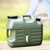 Maxbell Water Container with Spigot No Leakage Water Jug for Camping BBQ Backpacking 25L Green
