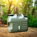 Maxbell Water Container with Spigot No Leakage Water Jug for Camping BBQ Backpacking 25L Green