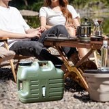 Maxbell Water Container with Spigot No Leakage Water Jug for Camping BBQ Backpacking 25L Green