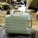Maxbell Water Container with Spigot No Leakage Water Jug for Camping BBQ Backpacking 25L Green