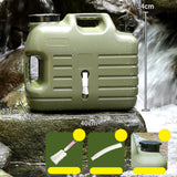 Maxbell Water Container with Spigot No Leakage Water Jug for Camping BBQ Backpacking 25L Green