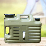 Maxbell Water Container with Spigot No Leakage Water Jug for Camping BBQ Backpacking 18.5L Green