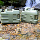 Maxbell Water Container with Spigot No Leakage Water Jug for Camping BBQ Backpacking 18.5L Green