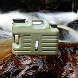 Maxbell Water Container with Spigot No Leakage Water Jug for Camping BBQ Backpacking 18.5L Green