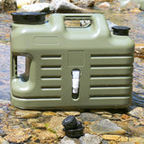 Maxbell Water Container with Spigot No Leakage Water Jug for Camping BBQ Backpacking 18.5L Green