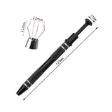 Maxbell Fishing Lures Tool Lure Binding Tool for Electronic Components Beads Hex Nuts Black