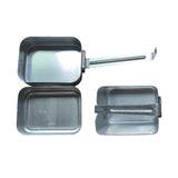 Maxbell Aluminum Bento Box Reusable Portable 3 in 1 Lunchbox for Work Camping Travel