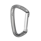 Maxbell Carabiner Clip D Shape Spring Snaps Key Ring Hook for Outdoor Camping Sports Light Grey