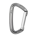 Maxbell Carabiner Clip D Shape Spring Snaps Key Ring Hook for Outdoor Camping Sports Light Grey