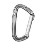 Maxbell Carabiner Clip D Shape Spring Snaps Key Ring Hook for Outdoor Camping Sports Light Grey