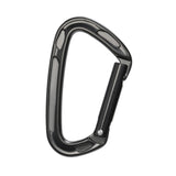 Maxbell Carabiner Clip D Shape Spring Snaps Key Ring Hook for Outdoor Camping Sports Black