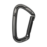 Maxbell Carabiner Clip D Shape Spring Snaps Key Ring Hook for Outdoor Camping Sports Black