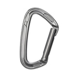Maxbell Carabiner Clip D Shape Spring Snaps Key Ring Hook for Outdoor Camping Sports Dark Grey