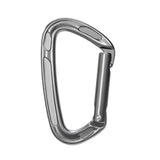 Maxbell Carabiner Clip D Shape Spring Snaps Key Ring Hook for Outdoor Camping Sports Dark Grey