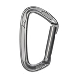 Maxbell Carabiner Clip D Shape Spring Snaps Key Ring Hook for Outdoor Camping Sports Dark Grey
