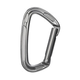 Maxbell Carabiner Clip D Shape Spring Snaps Key Ring Hook for Outdoor Camping Sports Dark Grey