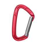 Maxbell Carabiner Clip D Shape Spring Snaps Key Ring Hook for Outdoor Camping Sports Red