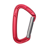 Maxbell Carabiner Clip D Shape Spring Snaps Key Ring Hook for Outdoor Camping Sports Red