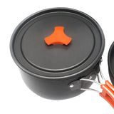 Maxbell 3Pcs Camping Cookware Set Camping Cooking Set for Hiking Kitchen Backpacking