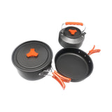 Maxbell 3Pcs Camping Cookware Set Camping Cooking Set for Hiking Kitchen Backpacking