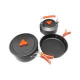 Maxbell 3Pcs Camping Cookware Set Camping Cooking Set for Hiking Kitchen Backpacking