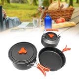 Maxbell 3Pcs Camping Cookware Set Camping Cooking Set for Hiking Kitchen Backpacking
