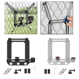 Maxbell Fence Mount for Sports Camera Shockproof Multipurpose for Recording Baseball Black