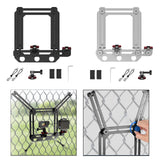 Maxbell Fence Mount for Sports Camera Shockproof Multipurpose for Recording Baseball Black