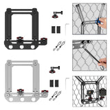Maxbell Fence Mount for Sports Camera Shockproof Multipurpose for Recording Baseball Black
