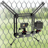 Maxbell Fence Mount for Sports Camera Shockproof Multipurpose for Recording Baseball Black